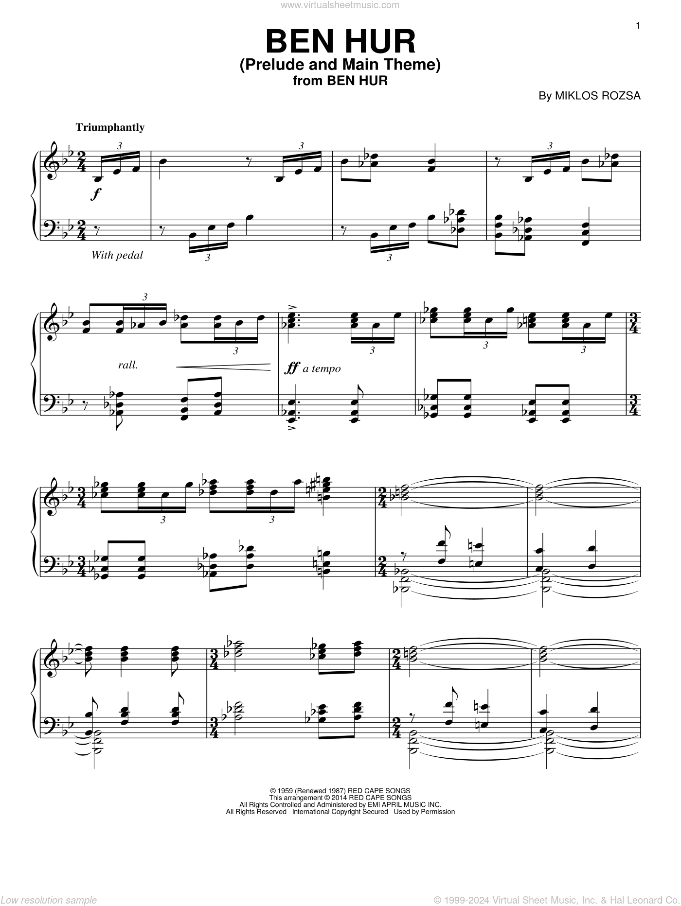 Ben Hur (Prelude and Main Theme)
