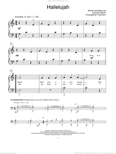 Hallelujah (arr. Fred Kern)
