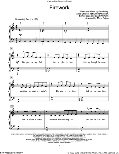 Firework (arr. Mona Rejino)