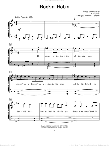 Rockin' Robin (arr. Phillip Keveren)