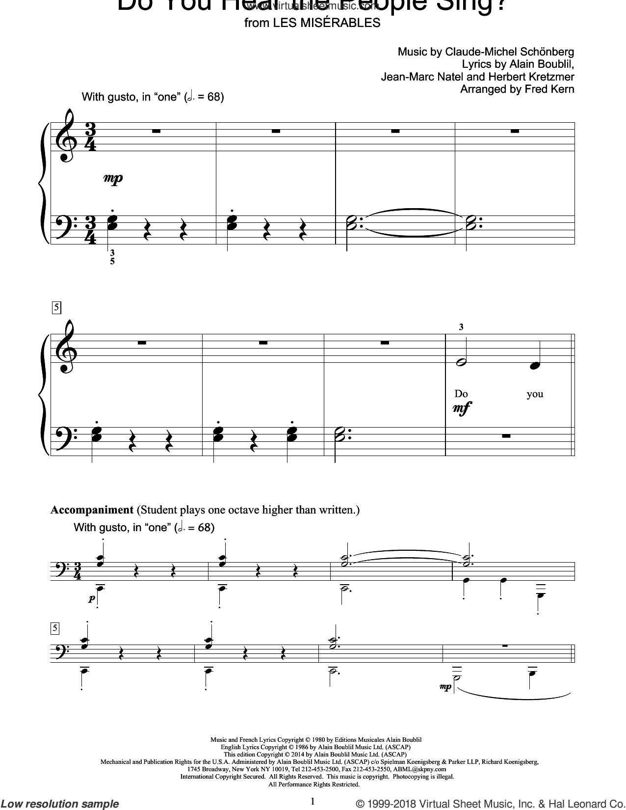 Do You Hear The People Sing?