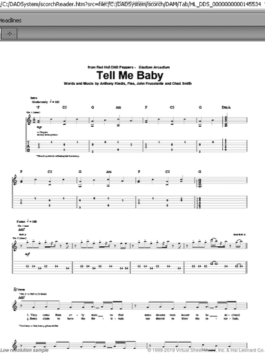 Tell Me Baby