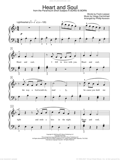 Heart And Soul (arr. Phillip Keveren)