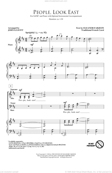 People, Look East (arr. John Leavitt)