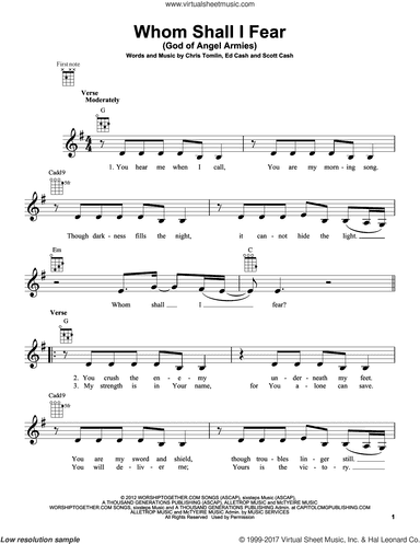 Whom Shall I Fear (God Of Angel Armies)