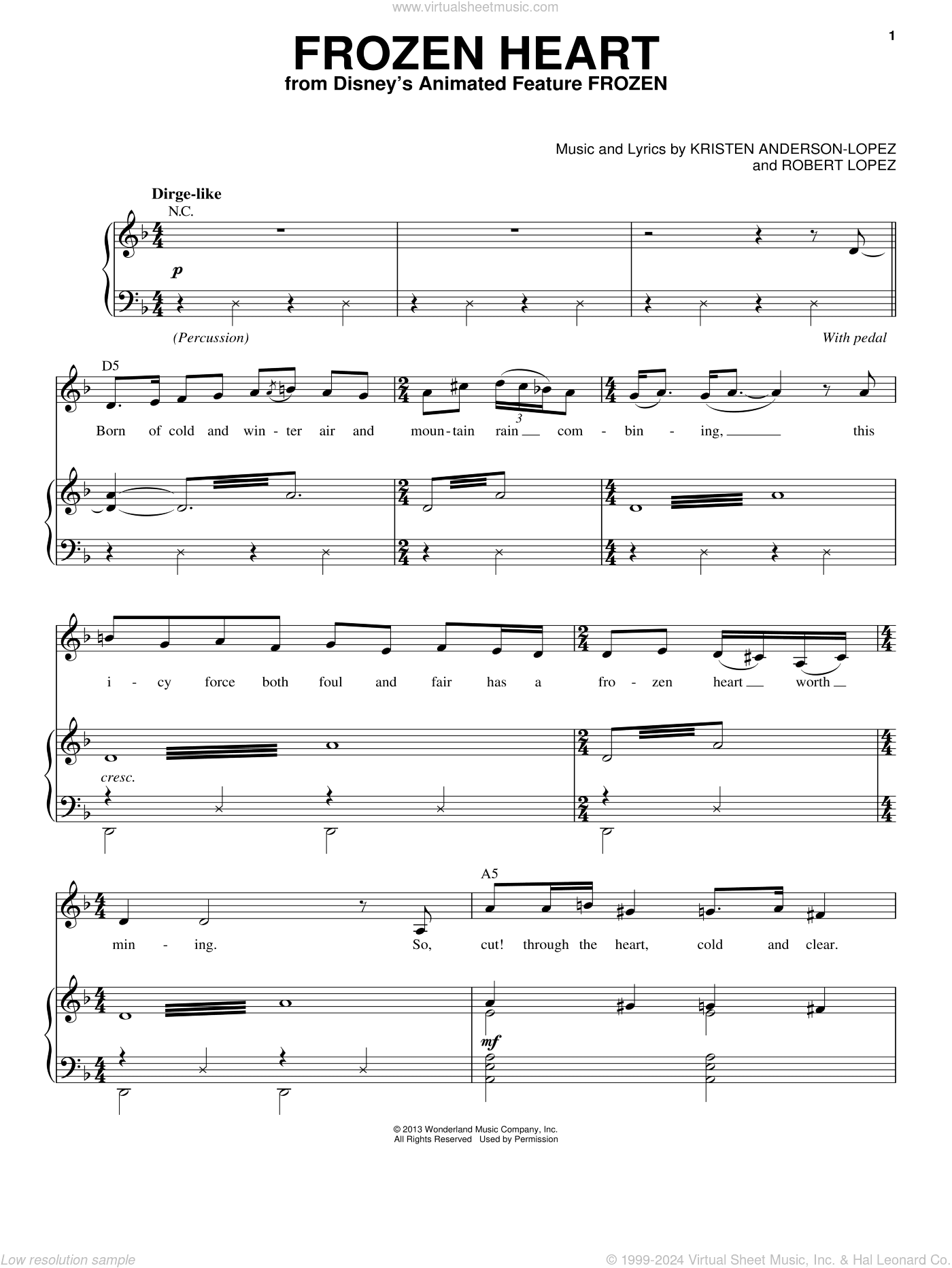 Frozen Heart (from Disney's Frozen)