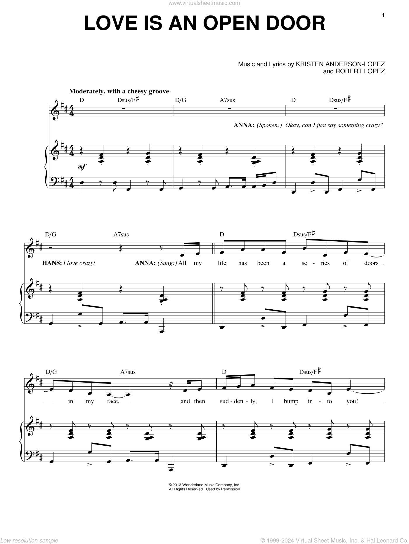 Love Is An Open Door (from Frozen)