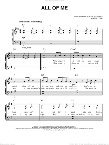 All Of Me, (beginner)