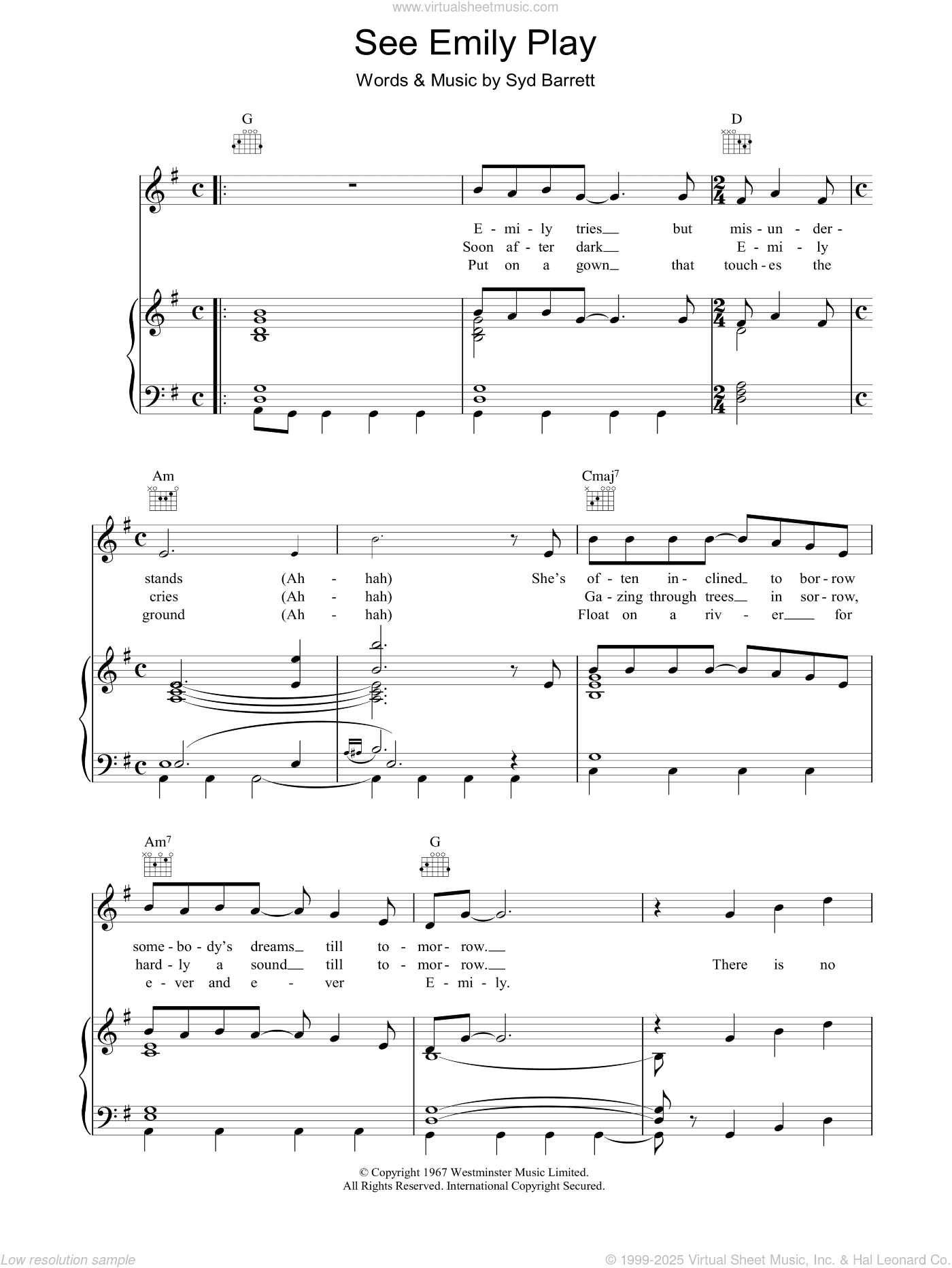 See Emily Play