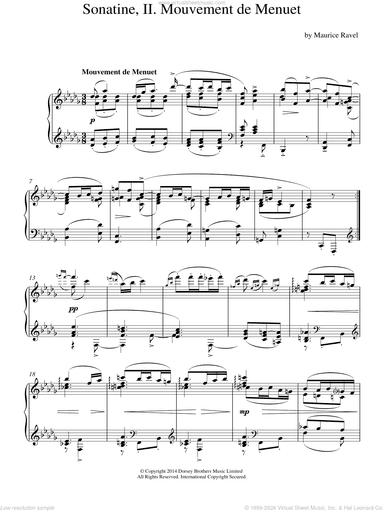 Sonatine, 2nd Movement