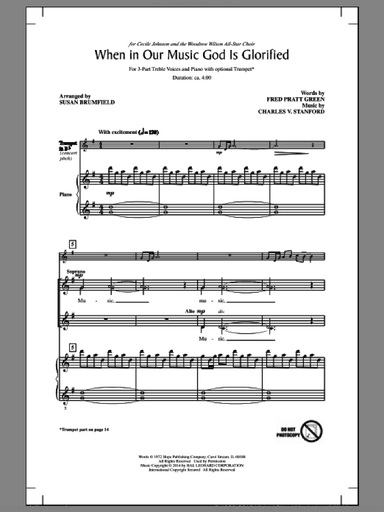 When In Our Music God Is Glorified (arr. Susan Brumfield)