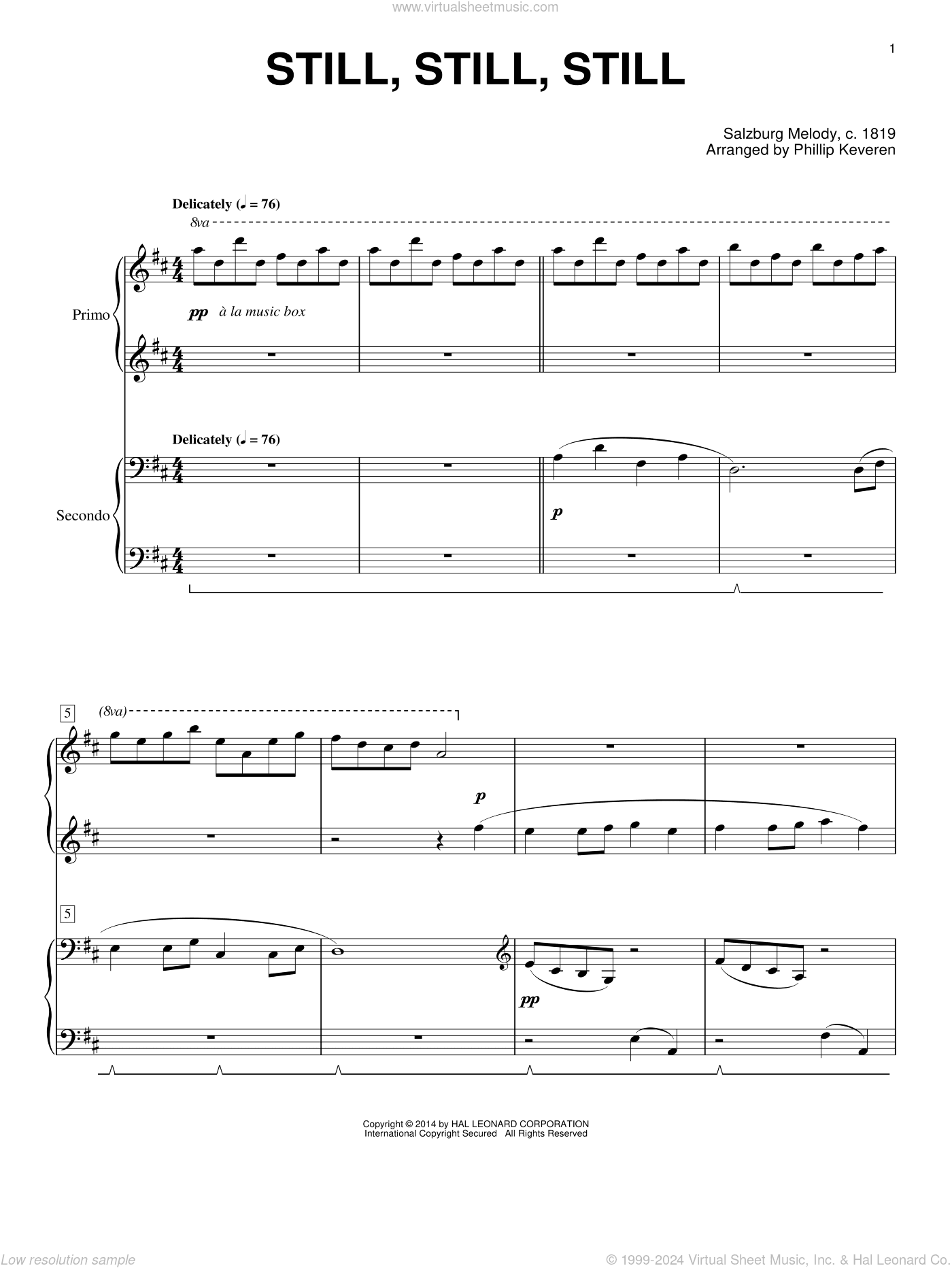 Still, Still, Still (arr. Phillip Keveren)