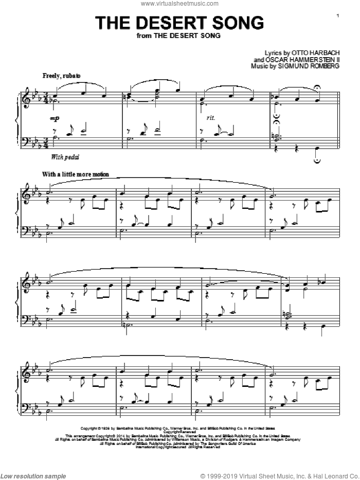 The Desert Song