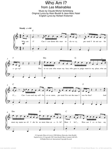 Who Am I? (from Les Miserables)