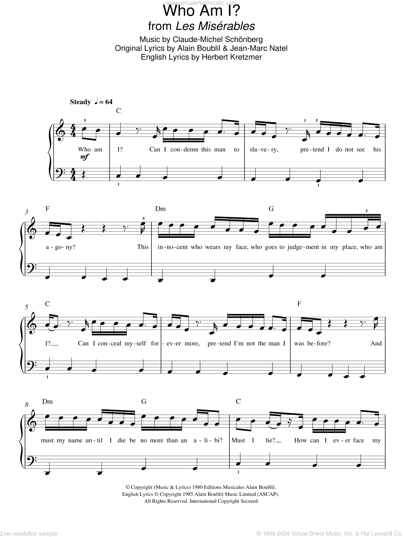 Who Am I? (from Les Miserables)