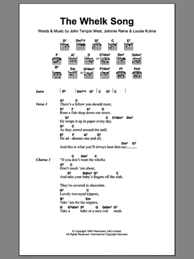The Whelk Song