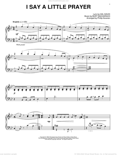 I Say A Little Prayer (arr. Phillip Keveren)