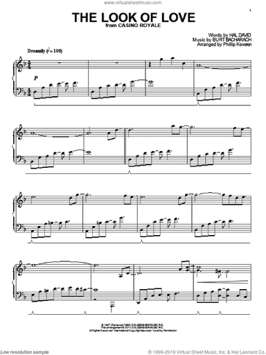 The Look Of Love (arr. Phillip Keveren)