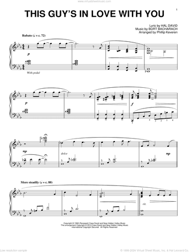This Guy's In Love With You (arr. Phillip Keveren)