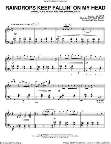 Raindrops Keep Fallin' On My Head (arr. Phillip Keveren)