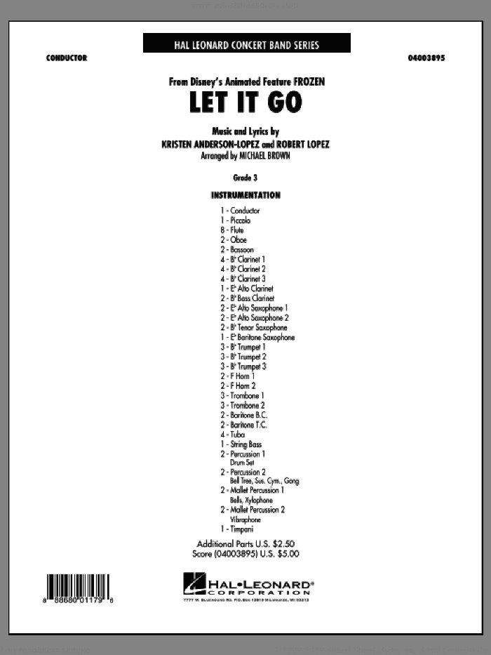 Let It Go (from Frozen) (COMPLETE)