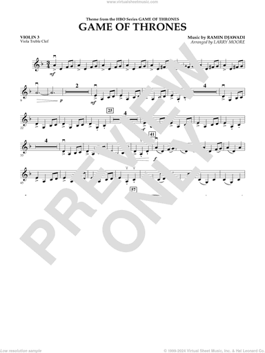 Game of Thrones (arr. Larry Moore)