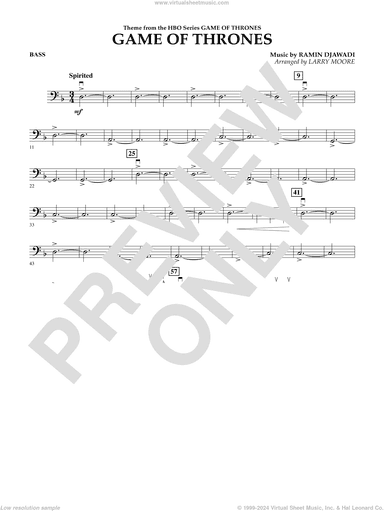 Game of Thrones (arr. Larry Moore)