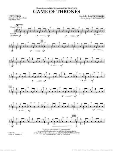 Game of Thrones (arr. Larry Moore)