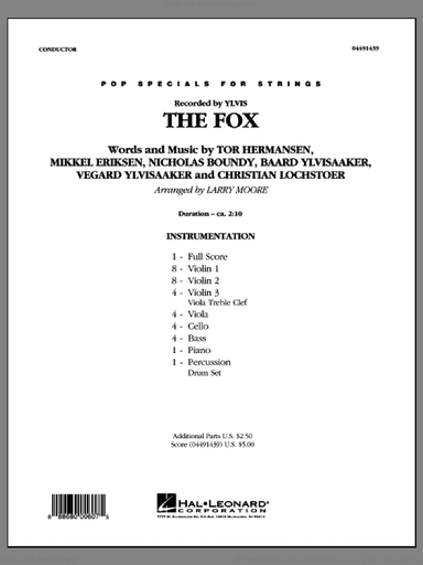 The Fox (What Does the Fox Say?) (arr. Larry Moore)