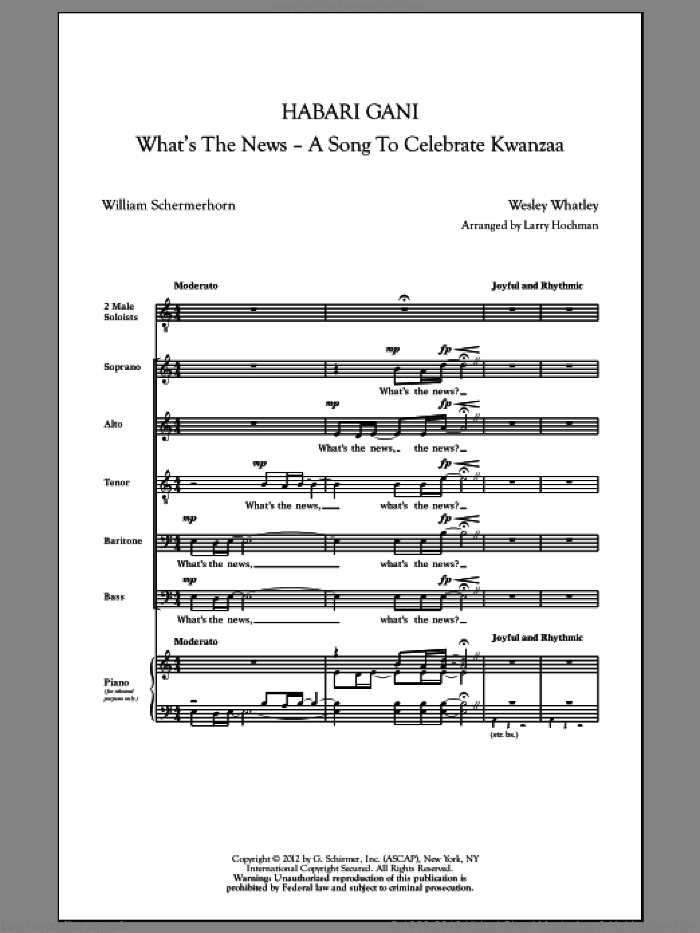 Habari Gani (What's The News)