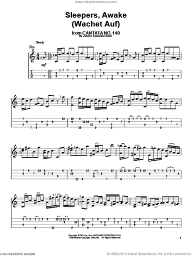 Sleepers, Awake (Wachet Auf)