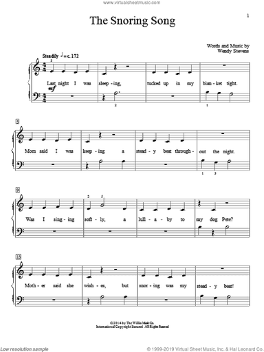 The Snoring Song