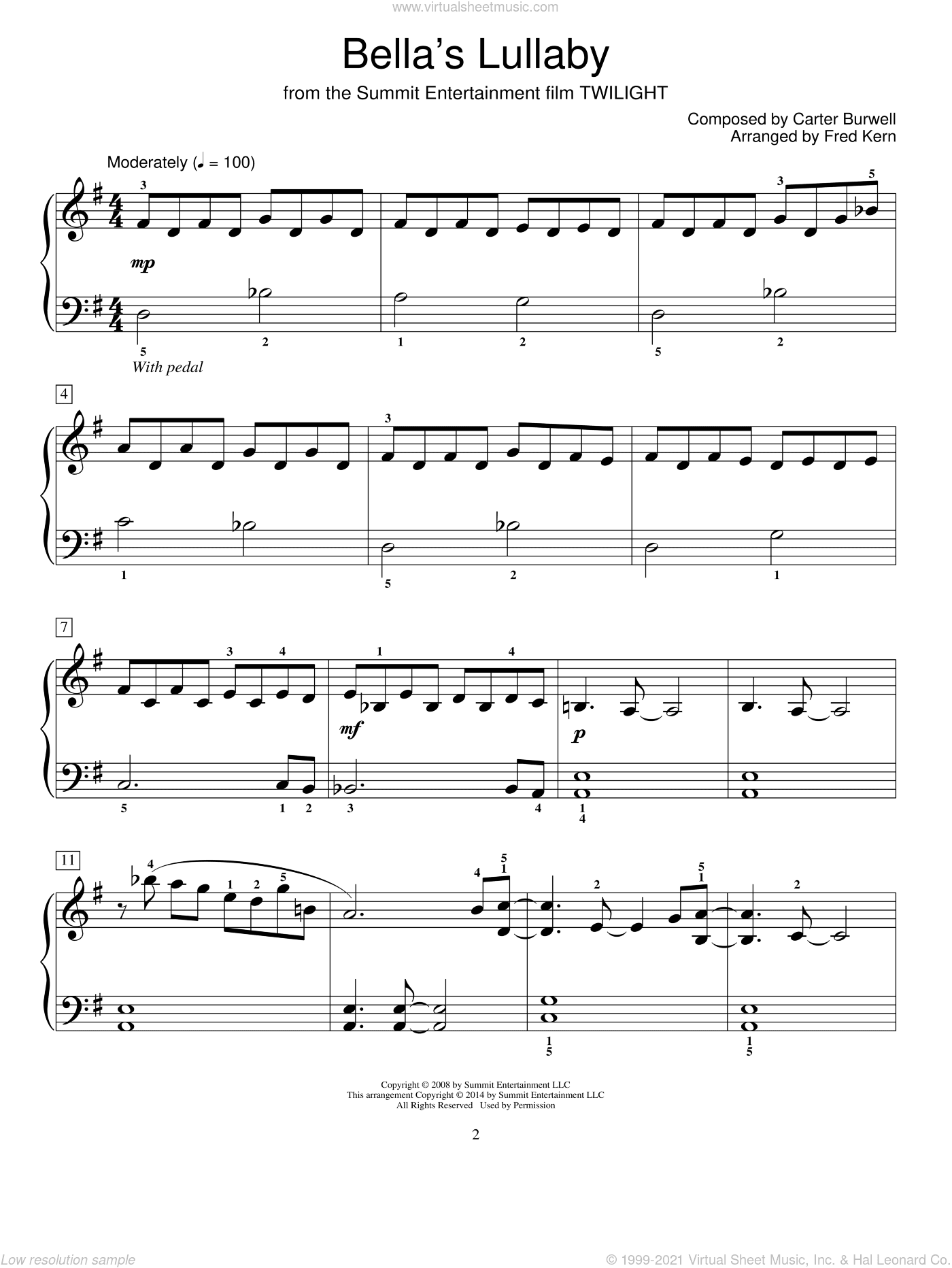 Bella's Lullaby