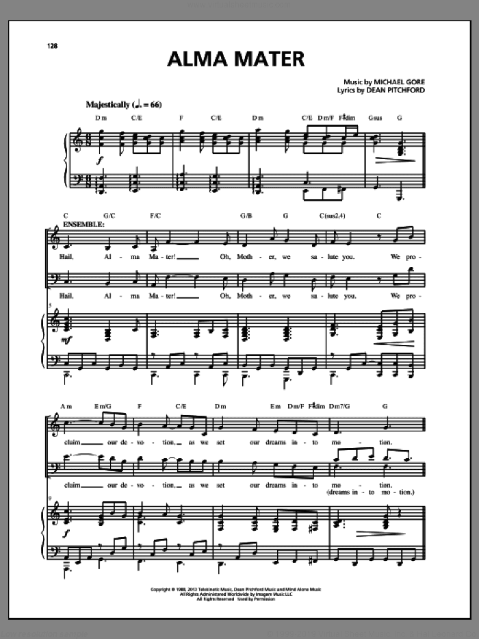 Alma Mater (from Carrie The Musical)