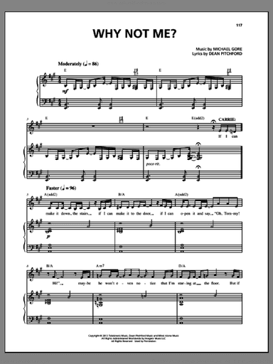 Why Not Me? (from Carrie The Musical)