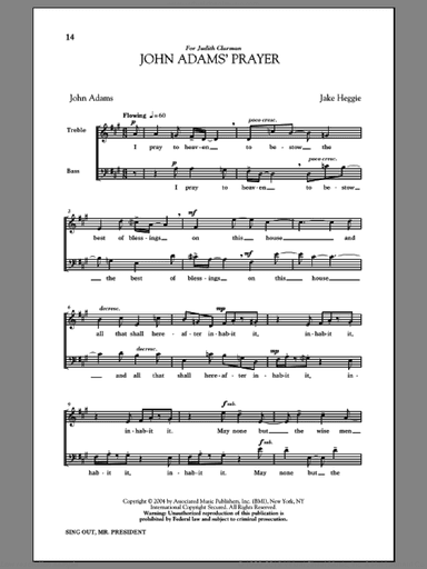 John Adams' Prayer