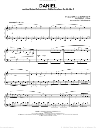 Daniel [Classical version] (arr. Phillip Keveren)