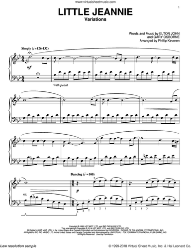 Little Jeannie [Classical version] (arr. Phillip Keveren)