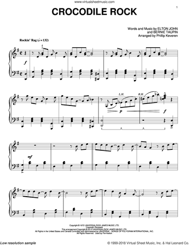 Crocodile Rock [Classical version] (arr. Phillip Keveren)