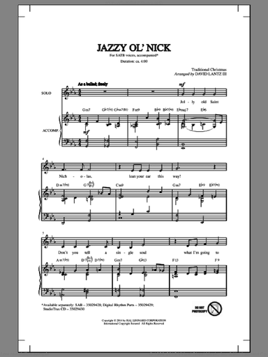 Jazzy Ol' Nick