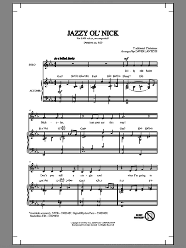 Jazzy Ol' Nick