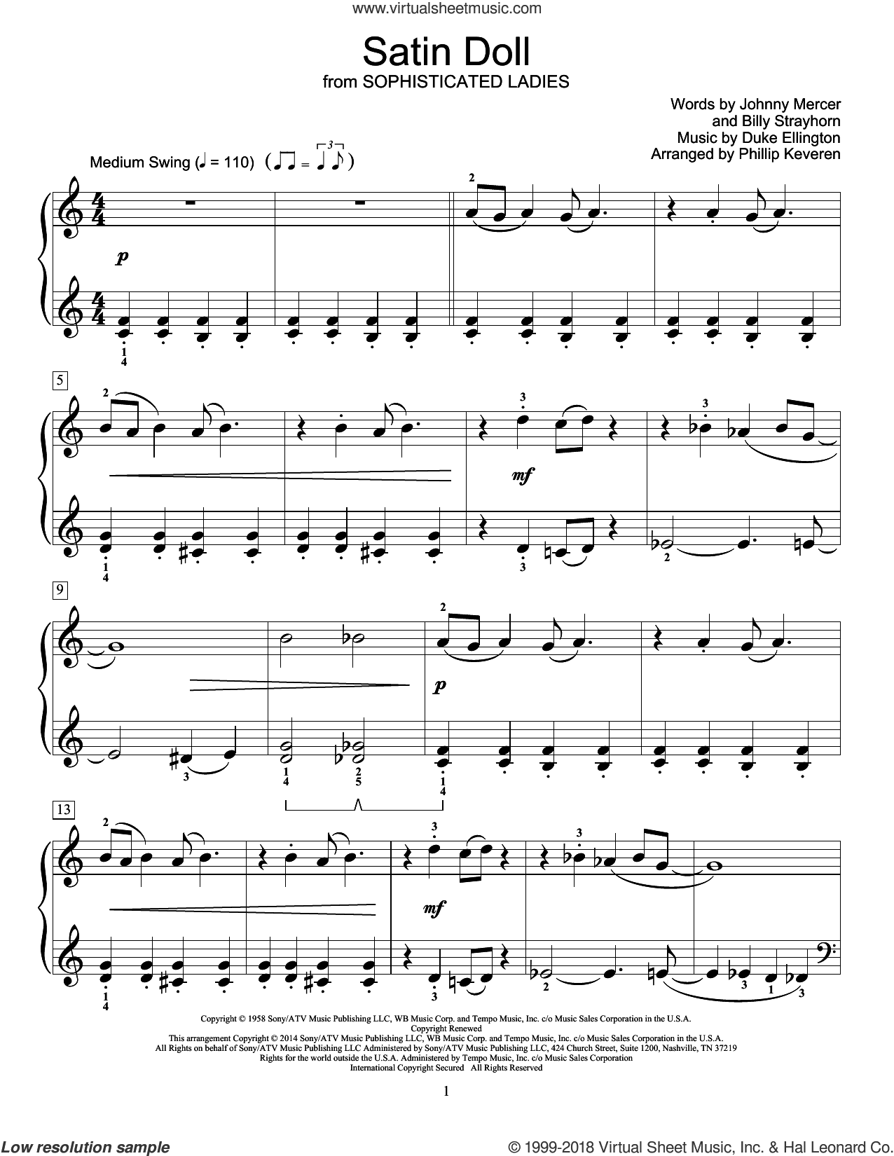 Satin Doll (arr. Phillip Keveren)