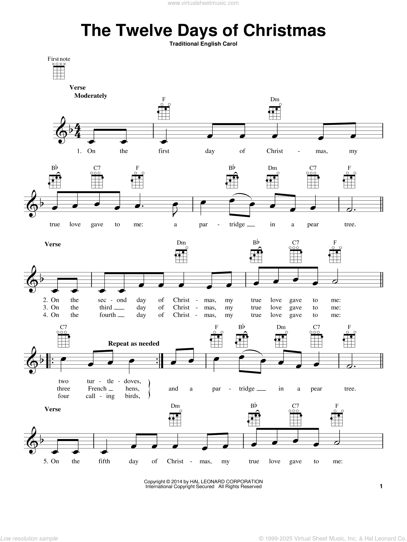 The Twelve Days Of Christmas
