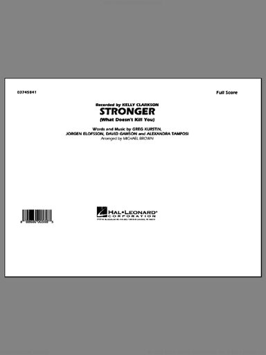 Stronger (What Doesn't Kill You) (COMPLETE)