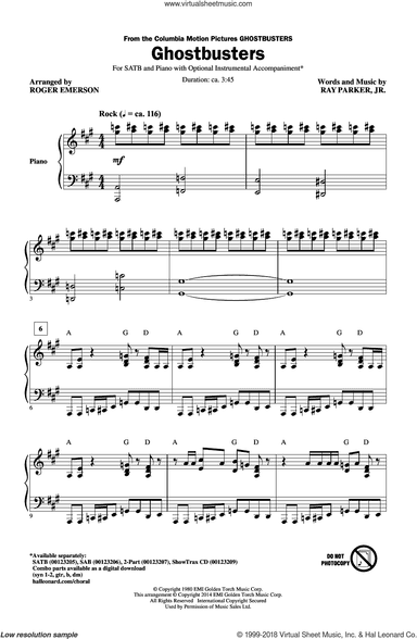 Ghostbusters (arr. Roger Emerson)
