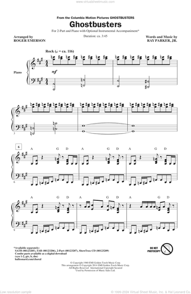 Ghostbusters (arr. Roger Emerson)