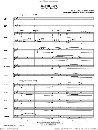We Fall Down (with Holy, Holy, Holy) (arr. Phillip Keveren)