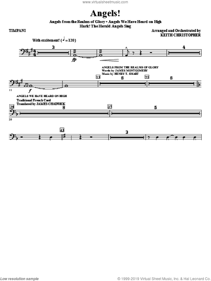 Angels! (Medley) (complete set of parts)