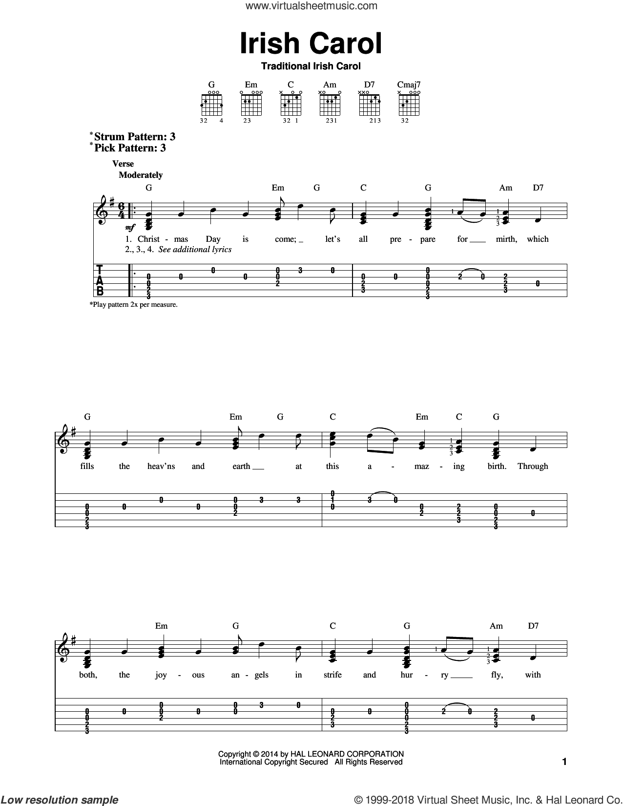 Irish Carol