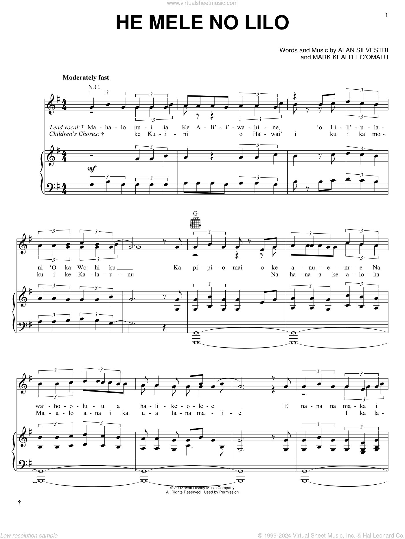 He Mele No Lilo (from Lilo and Stitch)